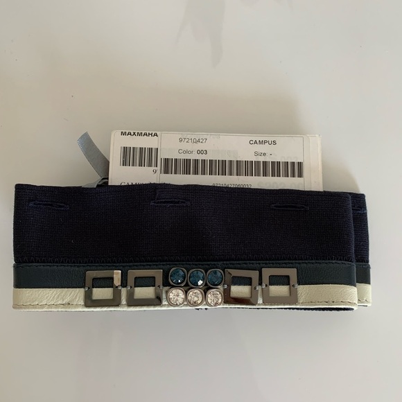 NEW 'S  MAXMARA CAMPUS Embellished Cuffs Cubes - Picture 2 of 2